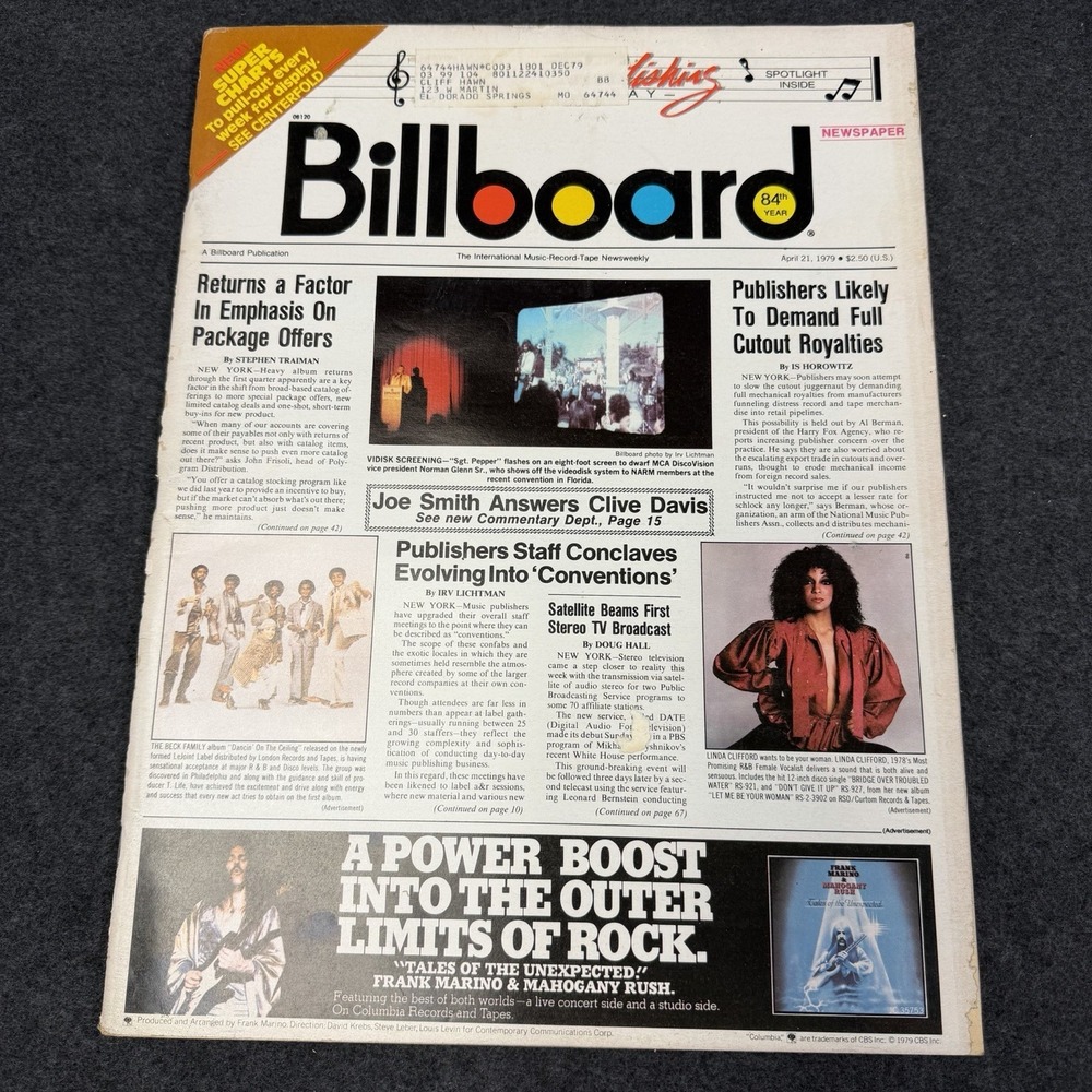 BILLBOARD Magazine Vintage August 21 1979